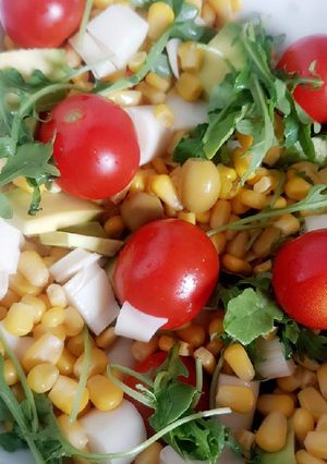 Une photo de Salade salée sucrée