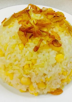 Hình của món Xôi bắp hạt giống từ Mỹ.