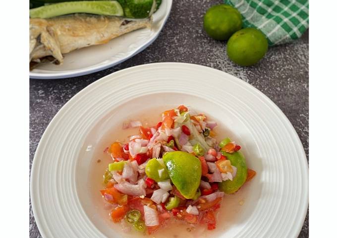 Standar Cara termudah buat 169. Sambal dabu-dabu yang gurih