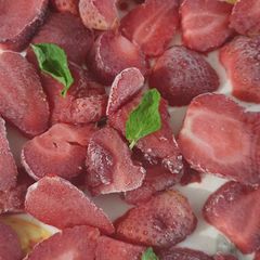 Frozen strawberry 🍓 A picture of Frozen strawberry 🍓.