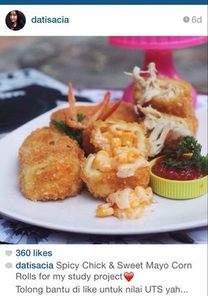 Foto resep Risol Ayam Pedas & Jagung Mayo