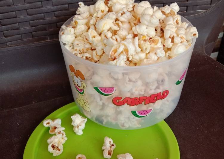 urutan  Popcorn homemade Jadi, tidak cukup satu