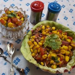 A picture of Corn salad.