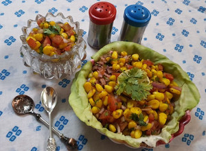 A picture of Corn salad.