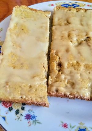 Una foto de Queque plátano avena