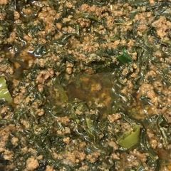 A picture of Qeema Palak.
