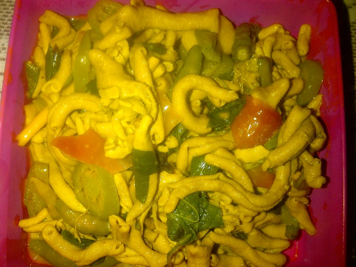 Langkah Gampang Menyiapkan Resep Usus Ayam Bumbu Kuning yang Enak Banget Anti Ribet, Uenak Banget