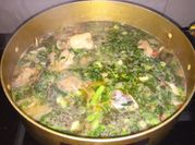 A picture of lẩu cá chép giòn