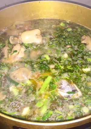 Hình của món Lẩu cá chép giòn.