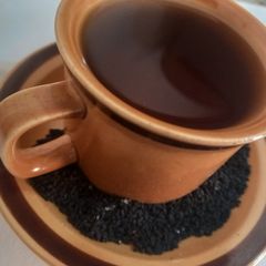 A picture of Black seed tea.