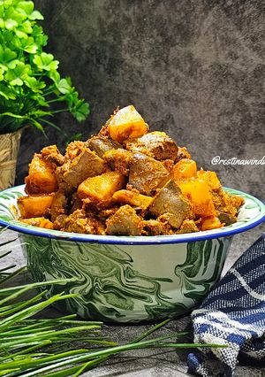 Foto resep Sambal Goreng Kentang Hati dan Ampela Ayam