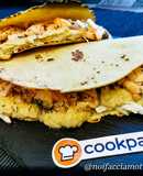 Piadina con Salmone e Crema di Ceci