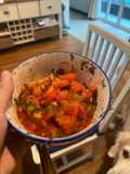 Saus salsa tacos