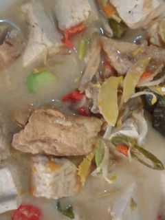 Foto resep Tempe Tahu Kuah Santan
