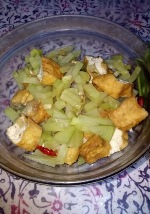Foto resep Tumis labu siam+tahu