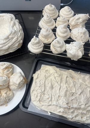 A picture of Meringue - 5 Ways simple recipe 1:1:1 - ENJOY :P.