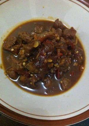 Foto resep Sapi cabe lada