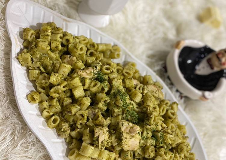 وصفة أم الحسن (مكرونة بصوص الكزبرة)