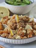 Ayam crispi saus lemon / crispy lemon chicken