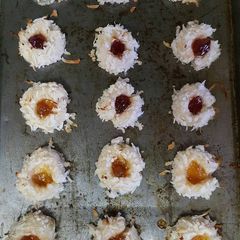 A picture of Coconut Thumbprints .