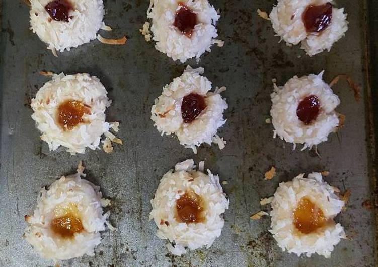 Easy Way to Make Favorite Coconut Thumbprints