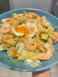 Ensalada con langostinos