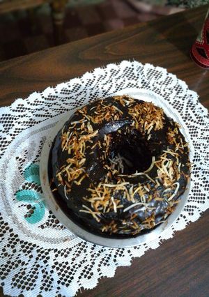صورة لوصفة كيكة البيضه الواحده