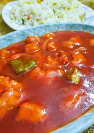 A picture of Chicken Manchurian.