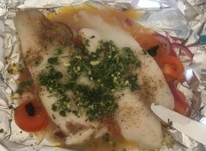 Una foto de Filete de pescado al chilelimon