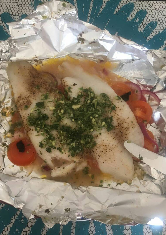 Una foto de Filete de pescado al chilelimon