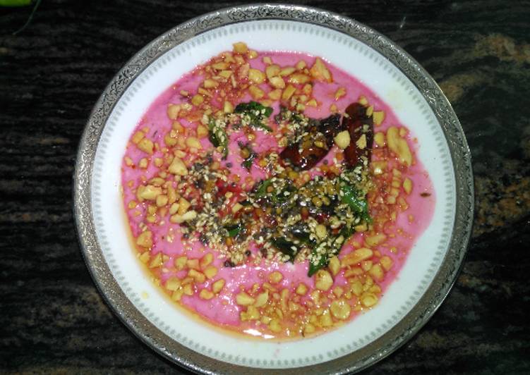 Baghara Beet Raita