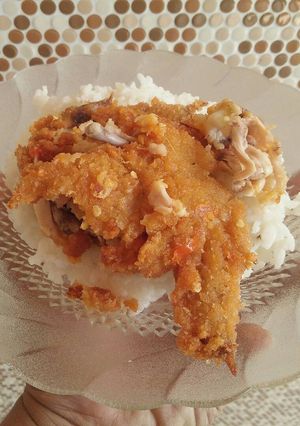 Foto resep Sayap ayam geprek
