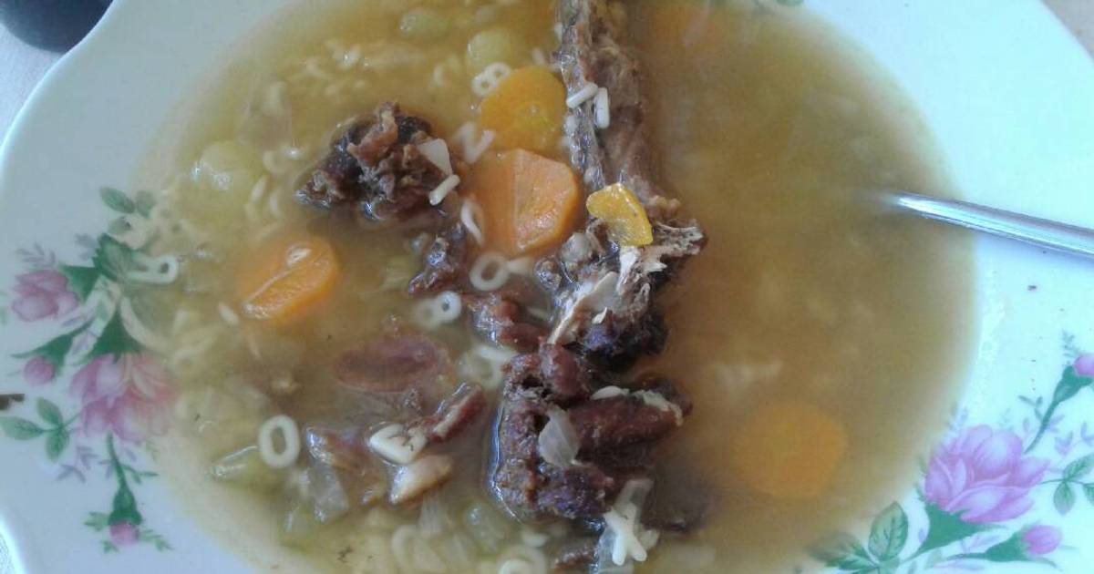 Caldo de carne seca –