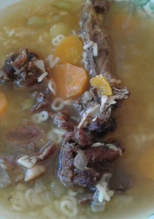 Una foto de Sopa de charque o carne seca