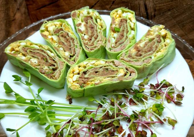 ПП закуска в рулете на новый год