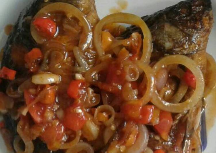 Bahan-bahan 05. Ikan saus padang yang nikmat dan Mudah Dibuat