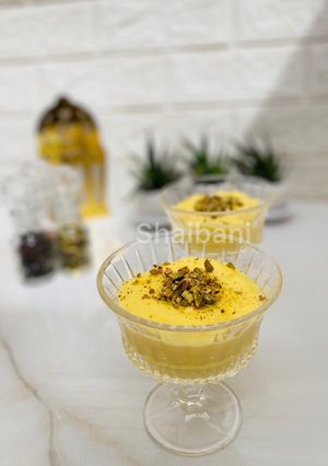 صورة لوصفة مهلبية بالقشطه كريميه ولذيذه