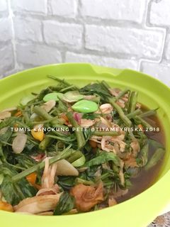 Foto resep Tumis kangkung pete