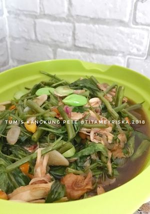 Foto resep Tumis kangkung pete