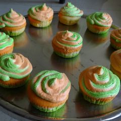 A picture of Little Independence day cupcakes!.