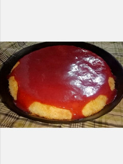 صورة لوصفة كنافة بالقشطه وصوص الفراوله