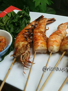 Foto resep Udang bakar saus tiram