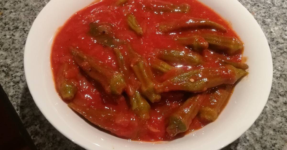 Egyptian/Lebanese Okra (Bamia) Vegan/Vegetarian Recipe by Nikki Alicia ...