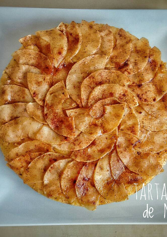Una foto de Tarta Vegana de Manzana