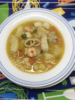 Una foto de Guiso de pescado con patatas y pasta