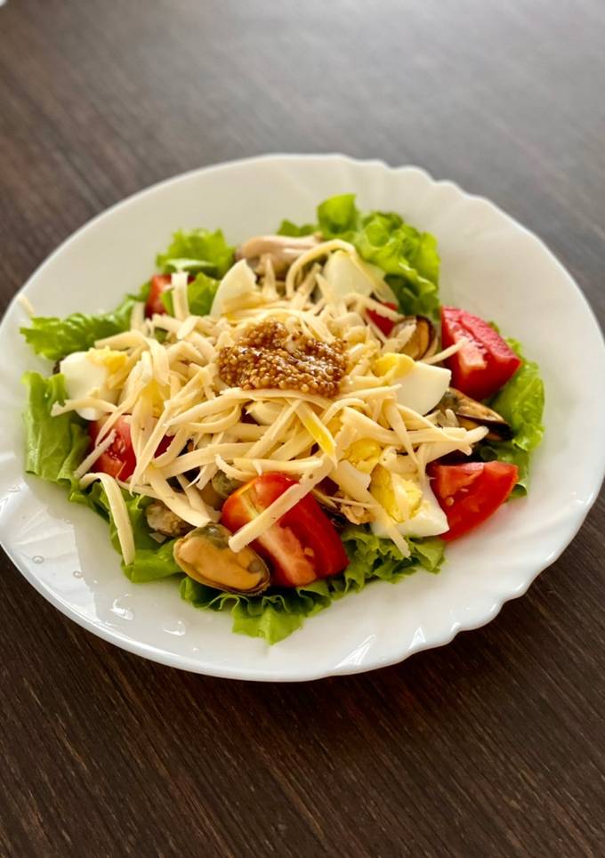 "Цезар" з морепродуктами