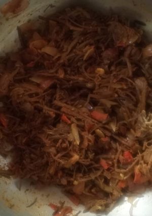 A picture of Sangri ki vegetable.