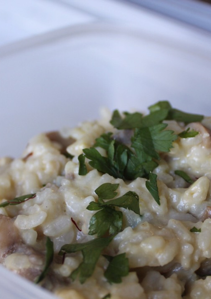 Una foto de Risotto vegano rápido