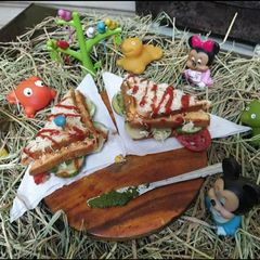 A picture of Jungli sandwich.