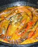 Arroz con bogavante para comida con amigos